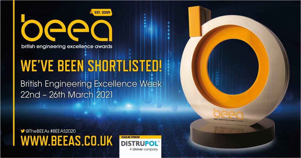 BEEA logo with We've Been Shortlisted text